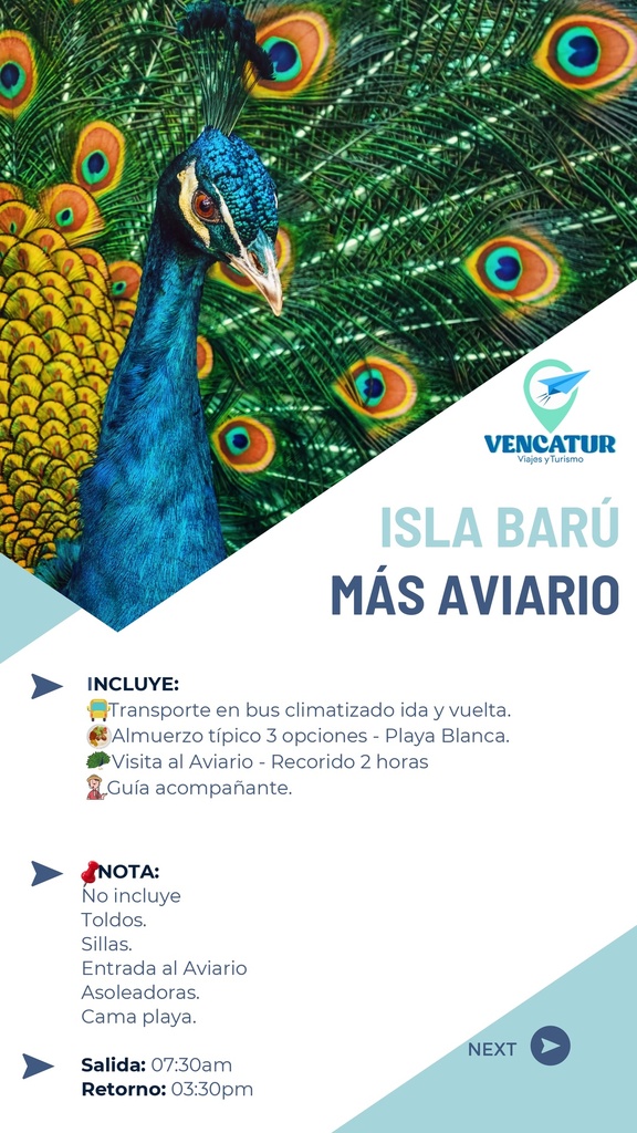 ISLA BARÚ MÁS AVIARIO