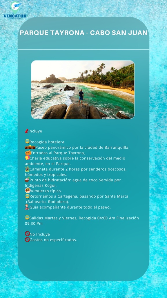 PARQUE TAYRONA - CABO SAN JUAN